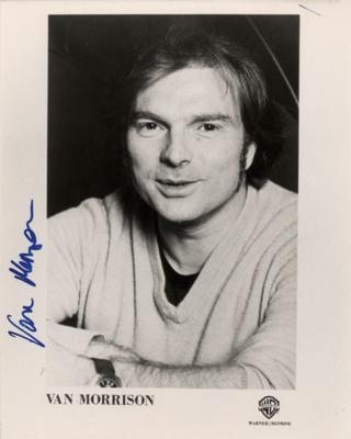 Lot #527 Van Morrison Signed Photograph - Image 1