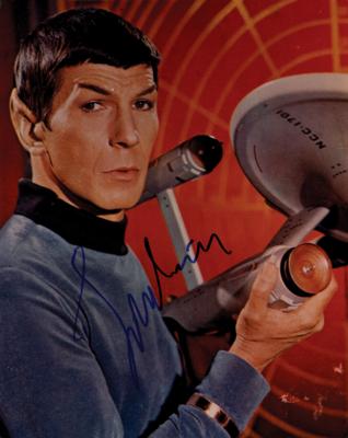 Lot #692 Star Trek: Leonard Nimoy Signed