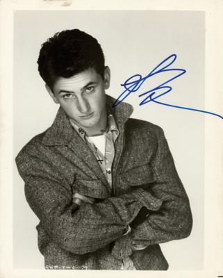 Lot #675 Sean Penn Signed Photograph