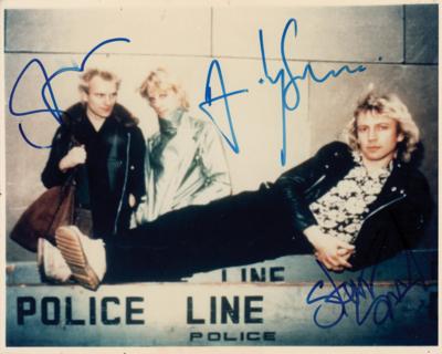 Lot #537 The Police Signed Photograph - Image 1