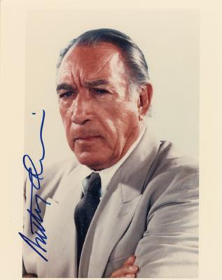 Lot #679 Anthony Quinn Signed Photograph - Image 1