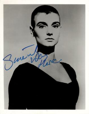 Lot #528 Sinead O'Connor Signed Photograph - Image 1