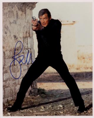 Lot #669 Roger Moore Signed Photograph - Image 1