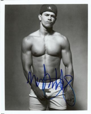 Lot #705 Mark Wahlberg Signed Photograph - Image 1