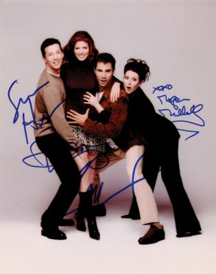 Lot #708 Will and Grace Signed Photograph - Image 1