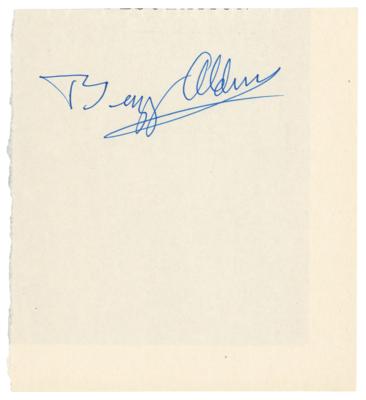 Lot #292 Buzz Aldrin Signature
