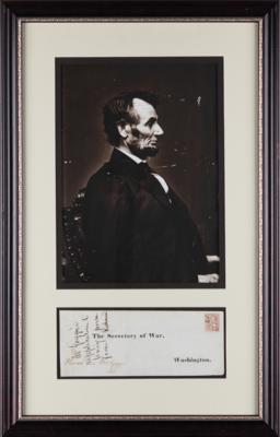 Lot #11 Abraham Lincoln Autograph Endorsement Signed as President - Image 2