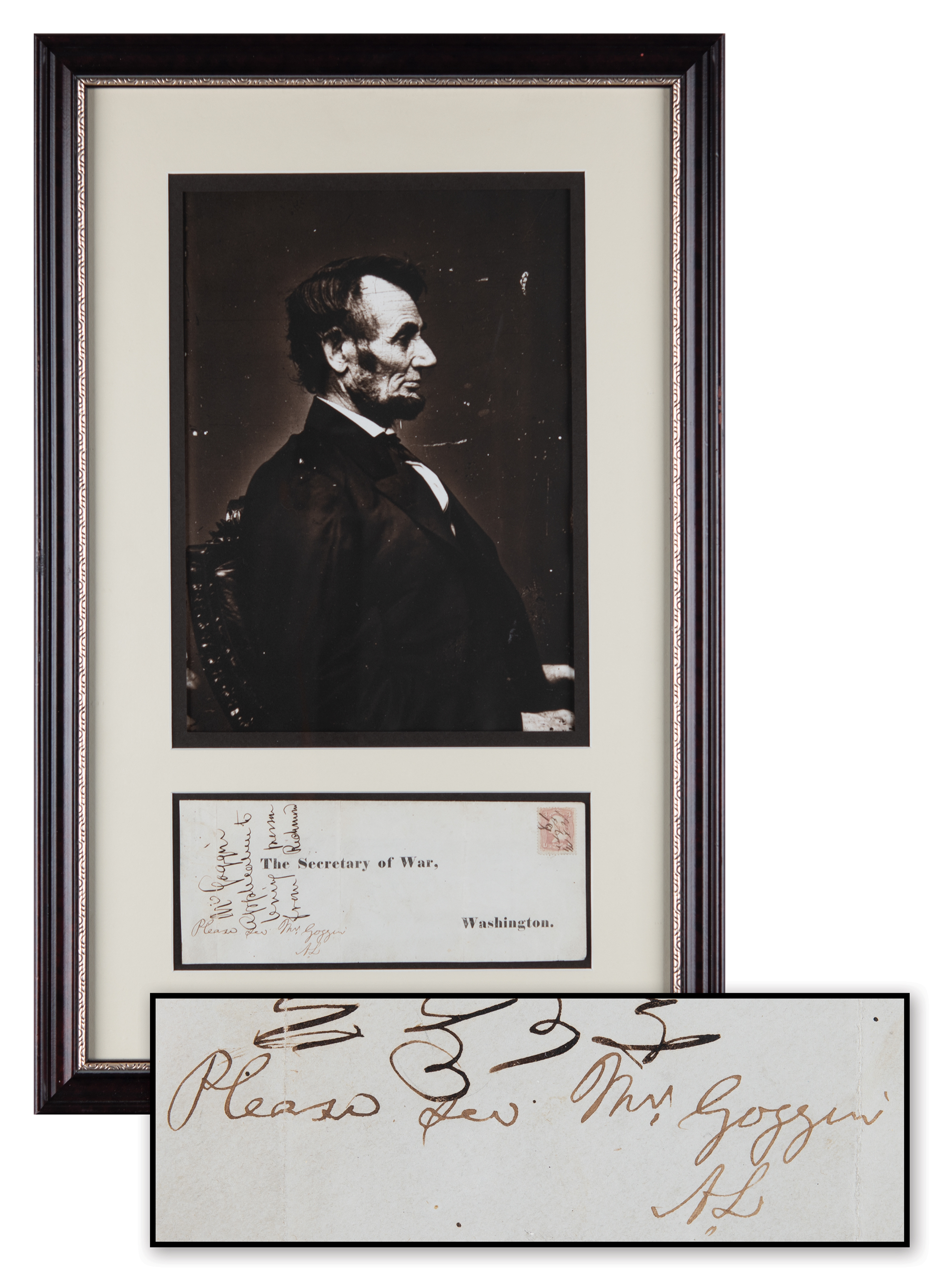 Lot #11 Abraham Lincoln Autograph Endorsement