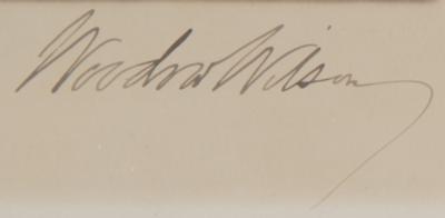 Lot #97 Woodrow Wilson Signed Photograph - Image 4