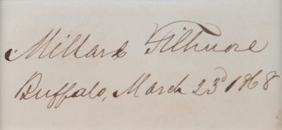 Lot #52 Millard Fillmore Signature - Image 2