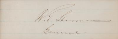 Lot #274 William T. Sherman Signature - Image 2