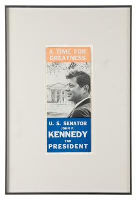 Lot #26 John F. Kennedy Signed 1960 Presidential Campaign Brochure - Image 3