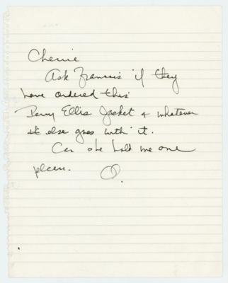 Lot #469 Beatles: Olivia Harrison Autograph Letter Signed - Image 1