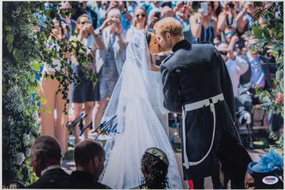 Lot #207 Meghan, Duchess of Sussex Signed Oversized 'Wedding Day' Photograph - Image 1