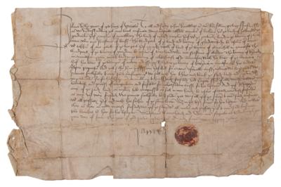 Lot #118 King James V Document Signed - Image 1