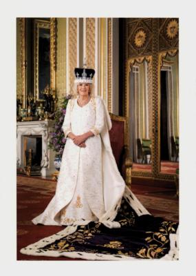 Lot #167 Camilla, Queen Consort Signed Card - Image 2