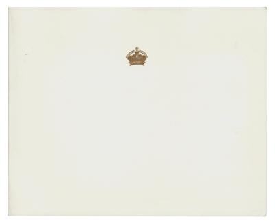 Lot #175 Elizabeth, Queen Mother Signed Christmas Card - Image 2