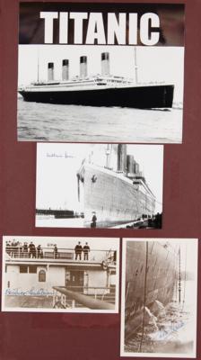 Lot #233 Titanic Survivors (3) Signed Photographs