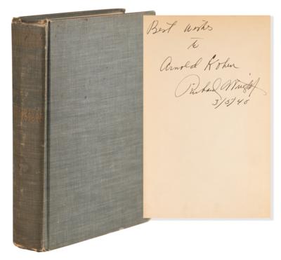 Lot #396 Richard Wright Signed Book - Native Son - Image 1