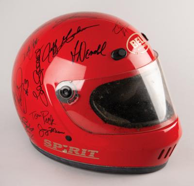 Lot #737 NASCAR Drivers (30) Multi-Signed Helmet - Image 1