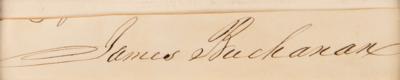 Lot #35 James Buchanan Signature - Image 2