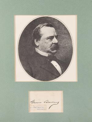 Lot #43 Grover Cleveland Signature - Image 1