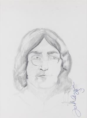 Lot #421 Beatles: John Lennon and Paul McCartney Signed Sketches - Image 2