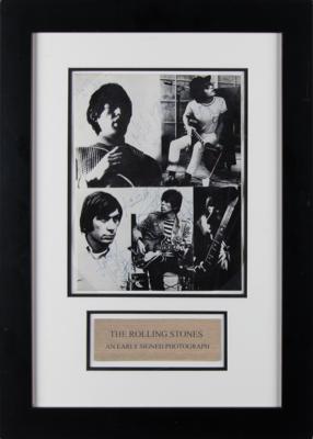 Lot #429 Rolling Stones Signed Photograph