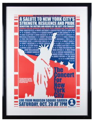 Lot #488 Concert for New York City Poster - Image 1