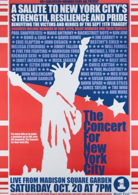 Lot #488 Concert for New York City Poster - Image 2