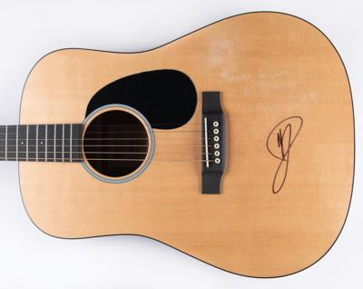 Lot #560 Michael Buble Signed Guitar - Image 1