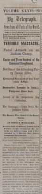 Lot #265 George A. Custer: 'Last Stand' Newspaper Report (1876) - Image 3