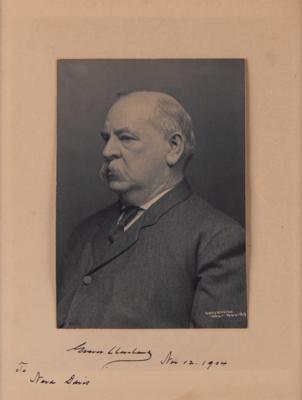 Lot #42 Grover Cleveland Signed Photograph