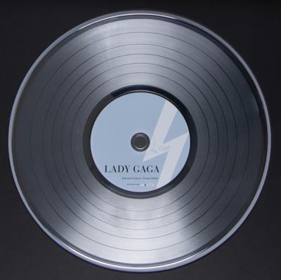 Lot #564 Lady Gaga RIAA Platinum Sales Award for 'The Fame' - Image 2