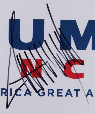 Lot #95 Donald Trump Signed Campaign Sign - Image 2