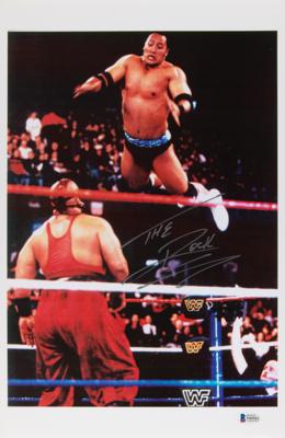 Lot #731 Dwayne 'The Rock' Johnson Signed Photograph - Image 1