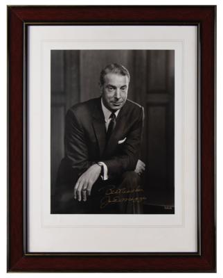 Lot #727 Joe DiMaggio Oversized Signed Bachrach Photograph - Image 2