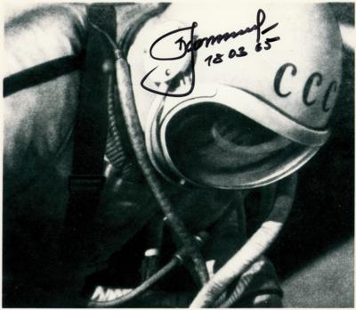 Lot #299 Alexei Leonov Signed Photograph