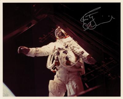 Lot #303 Rusty Schweickart Signed Photograph - Image 1