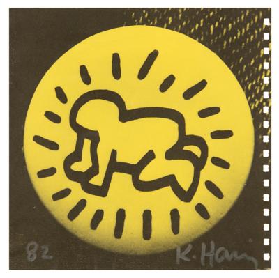 Lot #320 Keith Haring Signed 'Radiant Baby'