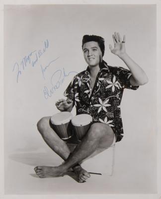 Lot #428 Elvis Presley Signed 'Blue Hawaii' Promotional Photograph - Image 1