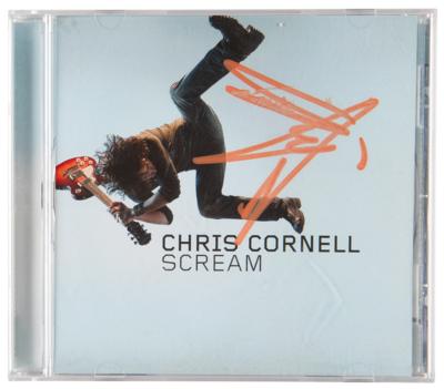 Lot #491 Chris Cornell Signed CD - Scream