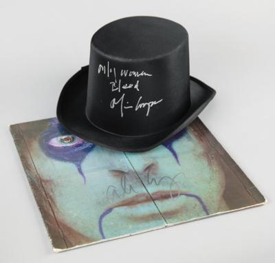 Lot #489 Alice Cooper (2) Signed Items - Album and Miniature Top Hat - Image 1