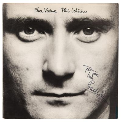 Lot #486 Phil Collins Signed Album - Face Value