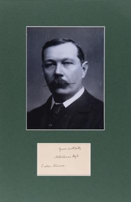 Lot #363 Arthur Conan Doyle Signature