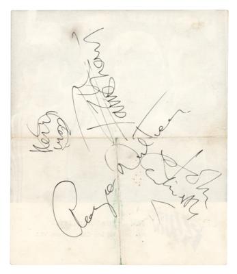Lot #432 The Who Signed Photograph - an early example released by the band's official fan club - Image 2