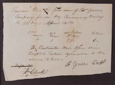 Lot #154 William Clark Document Signed - Ten Years After the Famous 'Lewis & Clark Expedition' - Image 2