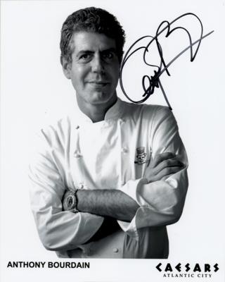 Lot #595 Anthony Bourdain Signed Photograph - Image 1