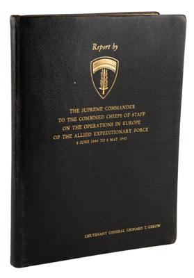 Lot #49 Dwight D. Eisenhower Signed Book - presented to "one of the outstanding battle leaders of World War II" - Image 1