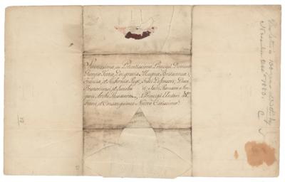 Lot #206 Maria I of Portugal Letter Signed to King George III - Image 2